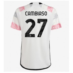 Juventus Andrea Cambiaso #27 Gostujuci Dres 2023-24 Kratak Rukavima